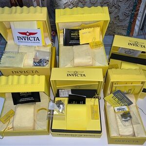 Invicta Resell Jewelers Watch Wristwatch Display Boxes with LINKS